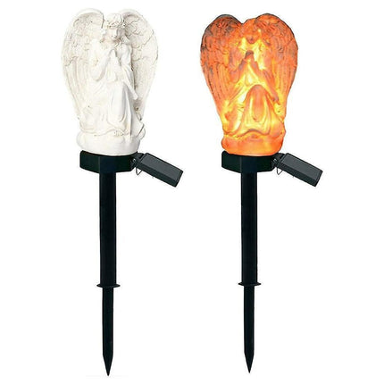 Solar Lights Outdoor Christmas Decor Christmas Memorial Angel Light Garden Stake.