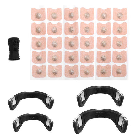 Breathing Nasal Strip Starter Kit 15 Count Boost Oxygen Reduce Snoring Sleep Aid - Black.