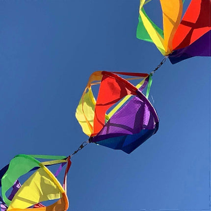 Fashion Windsocks Wind Twister Spinners Rainbow Kite Socks Flag Garden Yard Decoration.