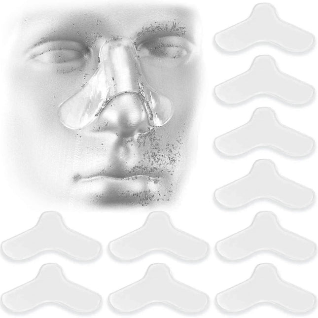 10-Pack Nasal Pads for CPAP Mask Reduces Red Marks and Irritation.