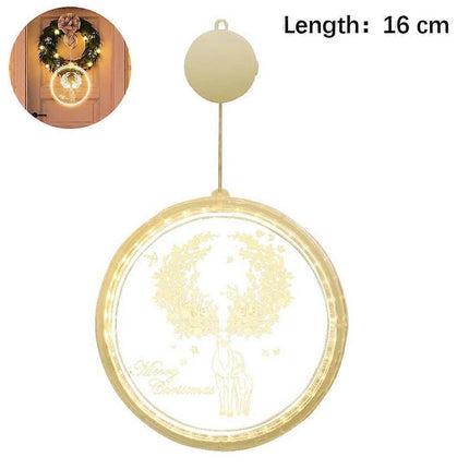 Christmas Decorative String Lights for Window, Acrylic LED Night Lights for Christmas, Birthday Decoration.