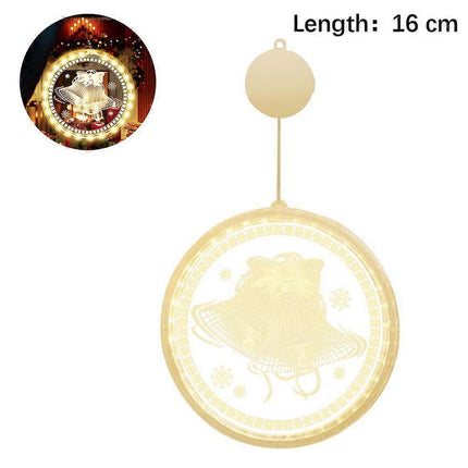 Christmas Decorative String Lights for Window, Acrylic LED Night Lights for babies-16cm.