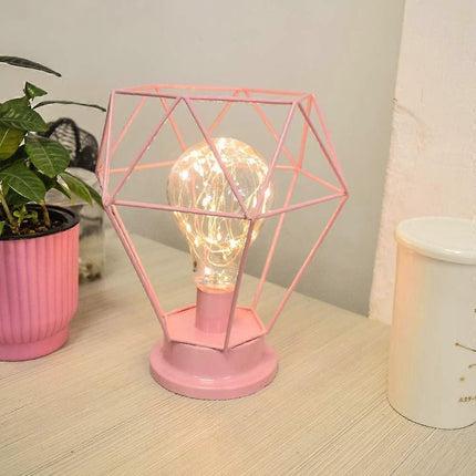 Desk Lamps Bedside Lamp Diamond Table Lamp Made of Nordic Wire Decorative USB LED Desk Lamp Battery-operated.