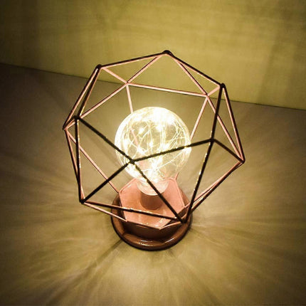 Desk Lamps Bedside Lamp Diamond Table Lamp Made of Nordic Wire Decorative USB LED Desk Lamp Battery-operated.