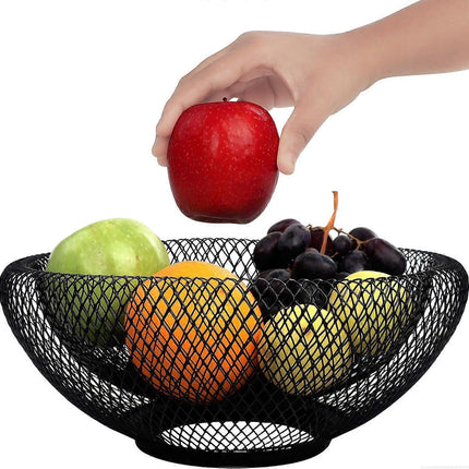 Fruit Bowl Black Fruit Basket Metal Bowl Black Metal Basket Decorative Bowl Black Fruit Bowl Modern Fruit Bowl Fruit Basket.