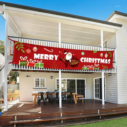 Christmas Decoration Banner, Merry Christmas Banner, Red Merry Christmas Banner, Merry Christmas Banner for Indoor and Outdoor.