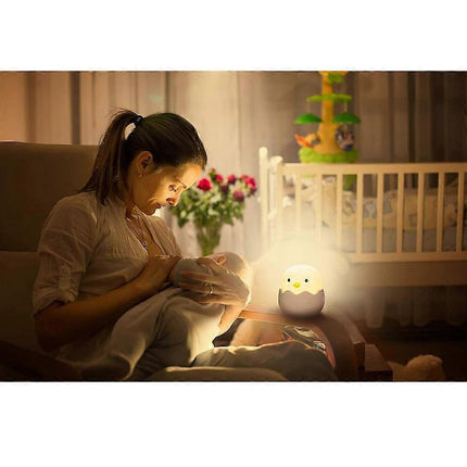 Nursing light dimmable - LED night light chick for Babies - silicone touch lamp for babies.