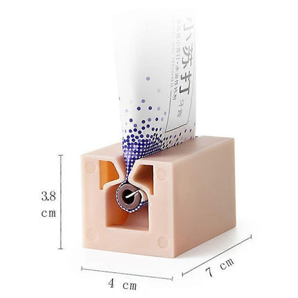 Toothpaste Squeezer 4Pcs Creative Manual Toothpaste Squeezer-Light Blue+Pink+White+Dark Blue.