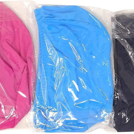 3PCS Solid Color Swim Cap Swimming Cap Swimming Hat for Teenager and Adult(not for Long Hair).