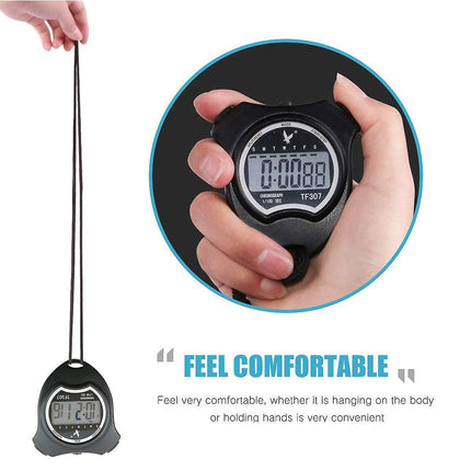 Digital Sport Stopwatch Watch, Digital Stopwatch with Alarm/Calendar for Swimming Football, Sports.