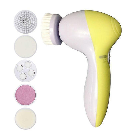 Electric Facial Cleaner 5 In 1 Face Cleansing Brush Wash Machine Spa Skin Care Massager Blackhead Cleaning Facial Cleanser Tools.