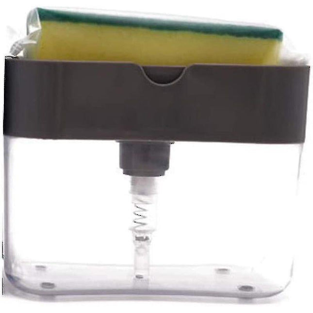 Soap Dispenser Set, Sink Organizer, Pump Soap Dispenser With Sponge Holder, Detergent Dispenser, Kitchen Utensil Holder For The Kitchen.