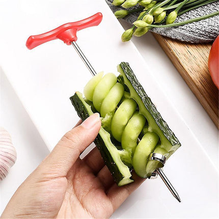 Vegetables Spiral Knife Potato Carrot Cucumber Salad Chopper Easy Spiral Screw Slicer Cutter Kitchen Tools Kitchen Gadgets.