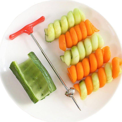 Vegetables Spiral Knife Potato Carrot Cucumber Salad Chopper Easy Spiral Screw Slicer Cutter Kitchen Tools Kitchen Gadgets.