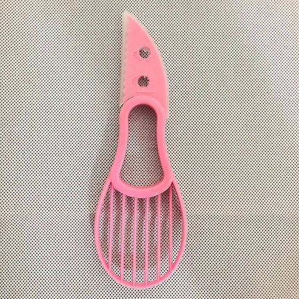 3 In 1 Avocado Slicer Shea Corer Butter Fruit Peeler Cutter Pulp Separator Plastic Knife Kitchen Vegetable Tools Kitchen Gadgets.