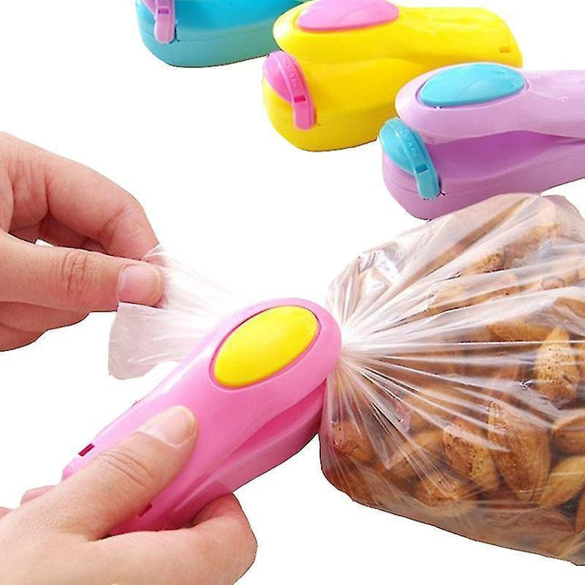 Heating Snack Sealing Machine Sealed Packaging Food Bags Heat Sealer Handheld Holder Food Saver Storage Kitchen Accessories.