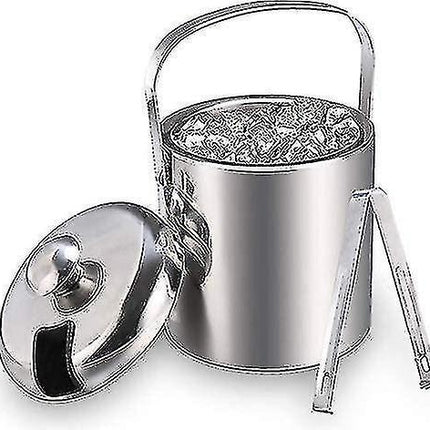 Ice Bucket Ice Bucket Champagne Cooler Ice Cube Container With Tongs And Lid.