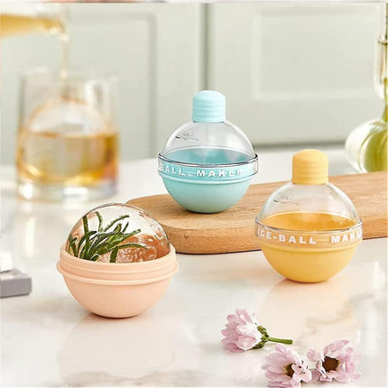 Summer New Creative Light Bulbs Ice Molds,silicone Ice Cube Molds,ice Ball Maker, Whiskey Ice Mold,2.5 Inches Sphere Ice Mold For Whiskey And Cocktail.