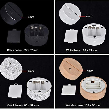 3D Light Lamps Tiger 3D Illusion lamp led Night Light Optical Illusion Lights Night lamp Adults led Lights for babies Girls Boys.