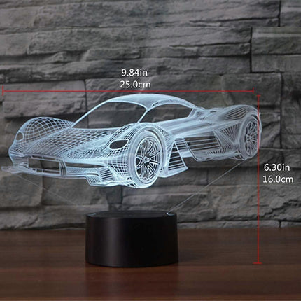 3D Optical Illusion Lamp LED Night Light Optical Illusion Night Light 16 Colors Touch Night Lamp for Bedroom Art Deco.