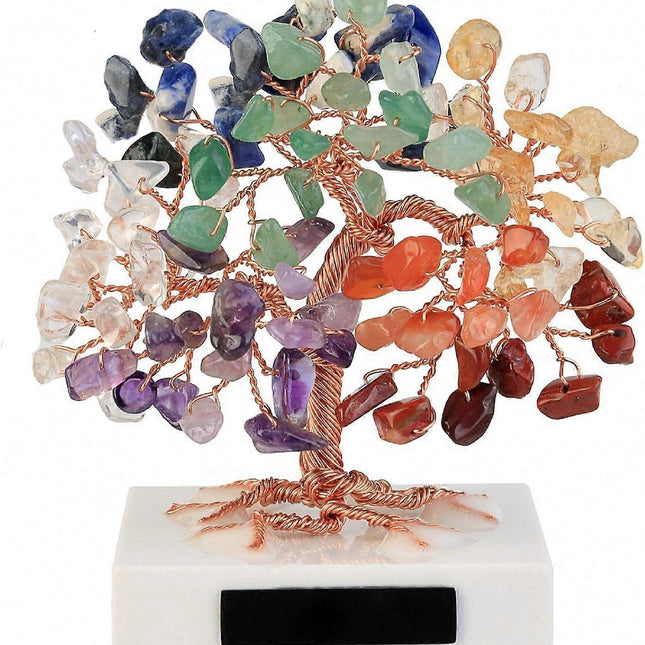 Premium quality natural chakra crystal tree with healing properties.