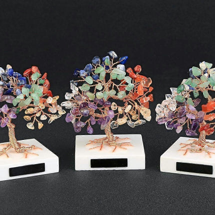 Premium quality natural chakra crystal tree with healing properties.