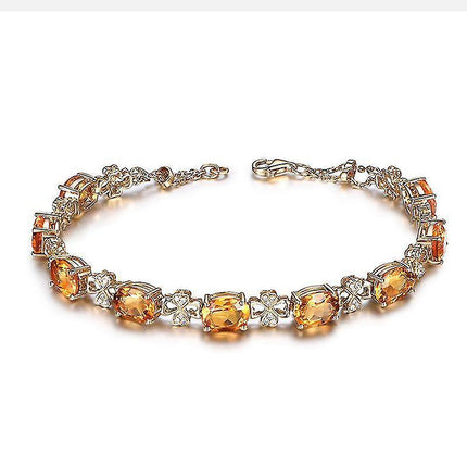 Women Jewelry Set Crystal Necklace Earrings Bracelet Ring Set,jewelry Gifts For Mother Wife Girls.