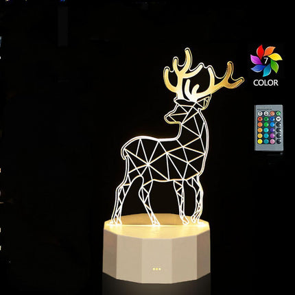 babies Night Light 3D Bedroom Decor Illusion Lamp 3D Creative.