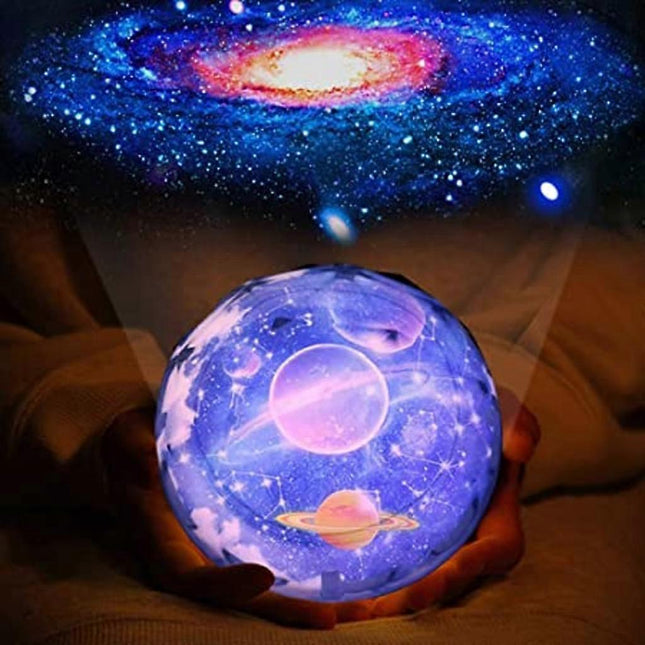 Starry Night Light, Planetary Projector Earth Universe LED Light Colorful Starry Sky babies babies Christmas Gifts.