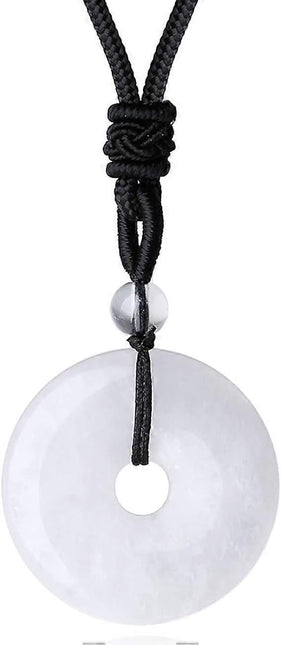 Crystal Necklace for Men Women Healing Crystal Stone Bar Pendant Necklace Adjustable Rope Necklace Natural Gemstone Necklace Jewelry.