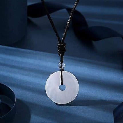 Crystal Necklace for Men Women Healing Crystal Stone Bar Pendant Necklace Adjustable Rope Necklace Natural Gemstone Necklace Jewelry.