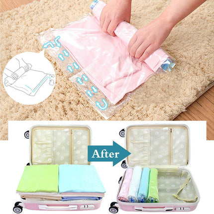 10Travel Compression Bags, Travel Essentials Vacuum Packing Space Saver Bags for Cruise Travel Accessories (10-Travel).