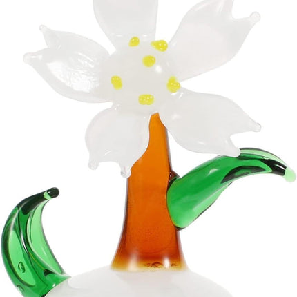 Glass Sakura Car Ornament Wedding Decoration Rose Decorations Car Interior Crystal Rose Figurines Glass Flower Figurine Crystal Art Decoration Crystal.
