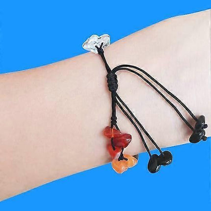 Handmade Natural Gemstones Bracelet 7 Chakras Healing Crystals Bracelet Yoga Stone Beads Bracelets Meditation Bangle for Womens Mens.