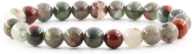 Men Women 8mm Natural Stone Bead Stretch Bracelet Healing Crystal Gemstone Beaded Bracelets.