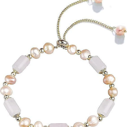 Natural Jade Pearls Bracelet Gold Wealthy Good Fortune Jade Bangle Amulet For Women, Lucky Jade Feng Shui Healing Crystal Bracelet.
