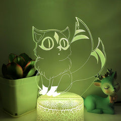 3D LED Night Light Kirara Handmade 3D Illusion.
