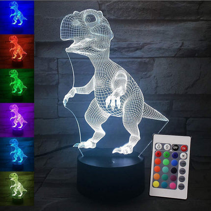 3D Optical Illusion Night Light 7 LED Color Changi.