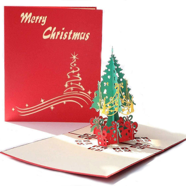 3d Christmas Cards, Pop Up Christmas Card, Christmas Greeting Cards With Envelopes, Best Gift For Christmas, Christmas Gift Card (christmas Tree).