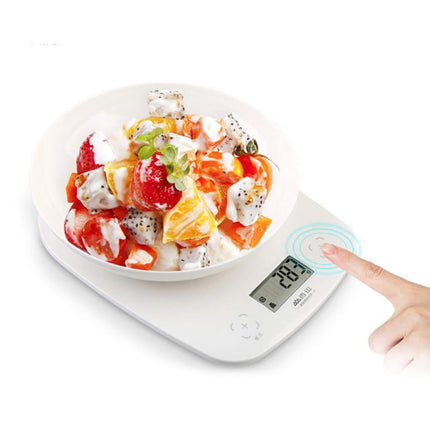 Xiangshan Kitchen Scale 2g-5kg Portable Electronic LCD Display Intelligent Touch Switch Scale Detachable Tray.