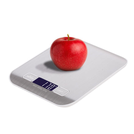 Kitchen Scale Digital Food Scale 5KG Measuring Range for Cooking Baking g lb oz ml kg Milk ml Stainless Steel Rechargeable.