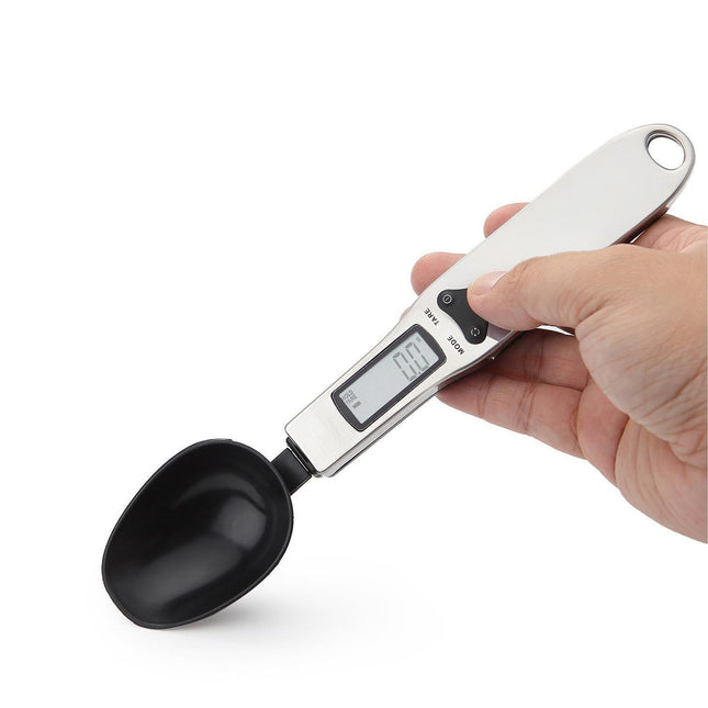 300g Food Spoon Scale Digital Kitchen Spoon Scale LCD Display Scale Weight G OZ GN CT for Baking Cooking Portable Food Scale 0.1g Precise.