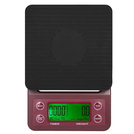 Digital Kitchen Scale Food Scale Coffee Scale with Timer and Tare 3kg/0.1g Accurate Electric Kitchen Scale with Large LCD 5 Units.