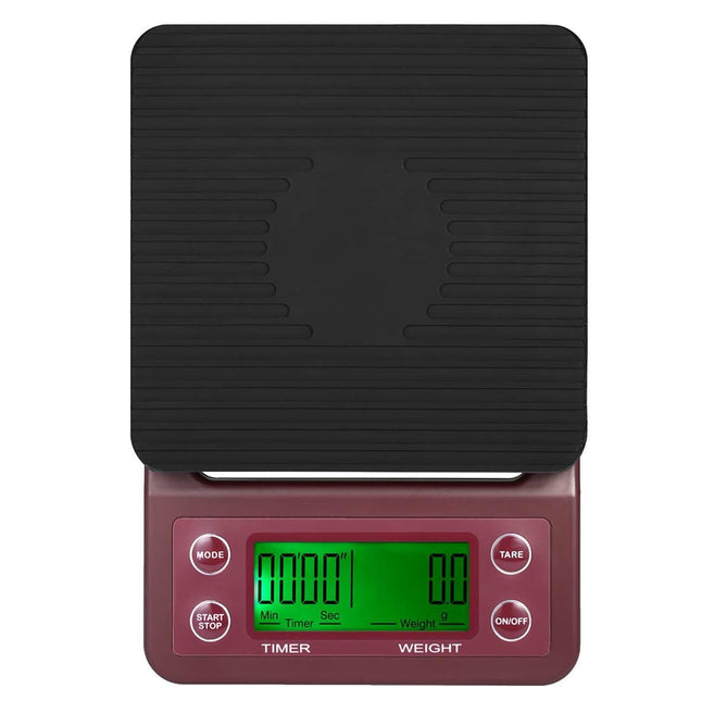 Digital Kitchen Scale Food Scale Coffee Scale with Timer and Tare 3kg/0.1g Accurate Electric Kitchen Scale with Large LCD 5 Units.