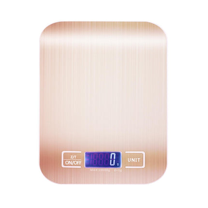 22lb Food Scale Digital Kitchen Scale LCD Display Scale Weight KG G oz ml lb for Baking and Cooking Stainless Steel Portable Food Scale 1g.