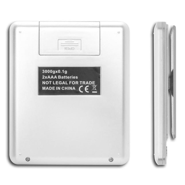 3KG/0.1G Kitchen Electronic Scale Digital LCD Backlight With 2 Trays Food Jewelry Baking Fruit Portable Mini Weight Balance.