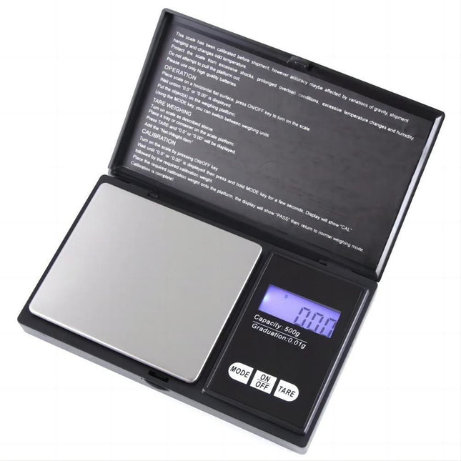 Precision Scale 0.01g, 500g/0.01g, Pocket Scale with LCD Display, Small Jewelry Scale, Kitchen Scale, Precision Scale with Tare Function.