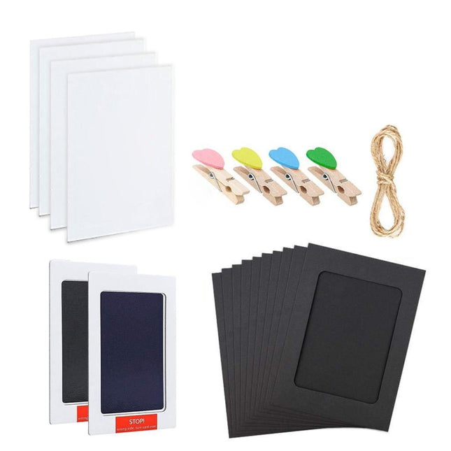 1 Set babies Handprint Pad Wash Free DIY Multi-purpose Pet Footprint Photo Frame with Ink Photography Prop.