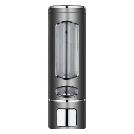 400ml Liquid Soap Dispenser Sturdy Press Type Wall Mounted Hand Wash Soap Dispenser for Bathroom-Black.