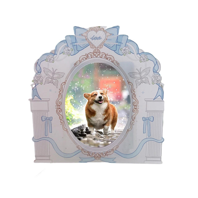 Acrylic Standing Photo Frame Stylish Desktop Decor Sturdy Dustproof Waterproof for Your Favorite Photos.